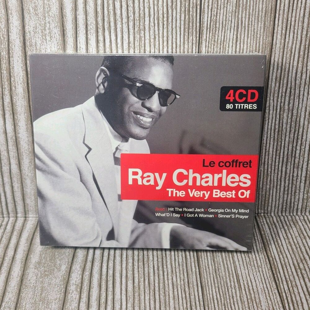 The Very Best of Ray Charles 4 CD Sealed Set  Music Entertainment 80 Songs